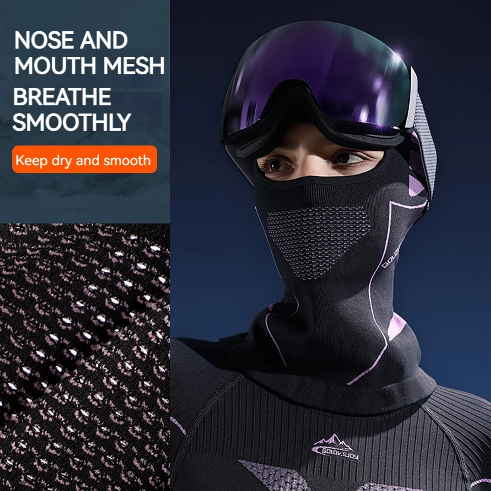 Winter Sports Balaclava Men Women Windproof Hiking Running Headwear Climbing Breathable Warm Skiing Cycling Face Mask