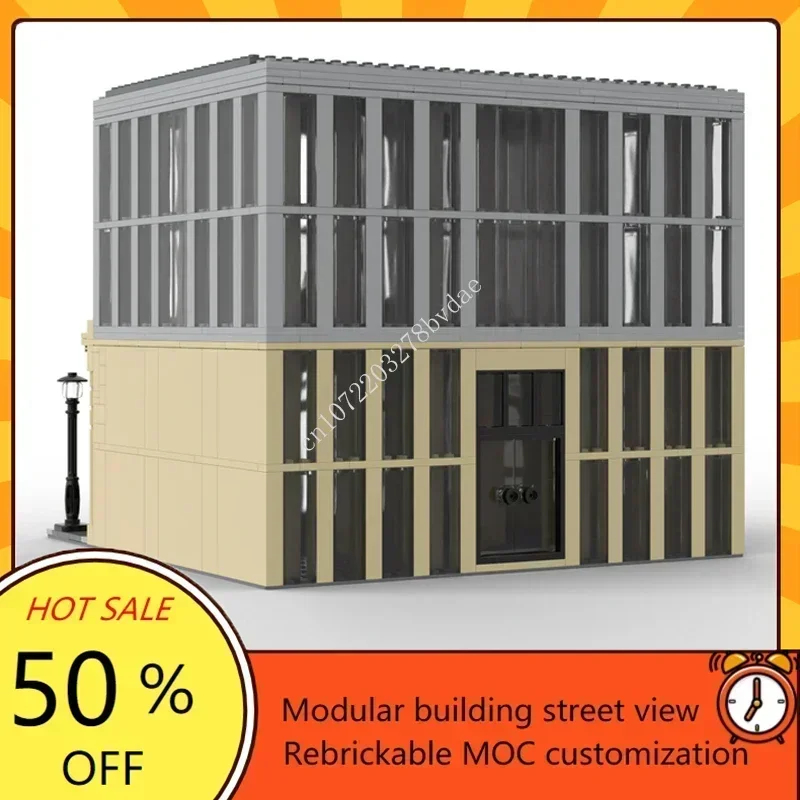 1054 Uds. MOC Mark 4 Base de torre 32x32 edificio Central vista a la calle modelo rompecabezas personalizados educación DIY juguetes de montaje creativos regalo