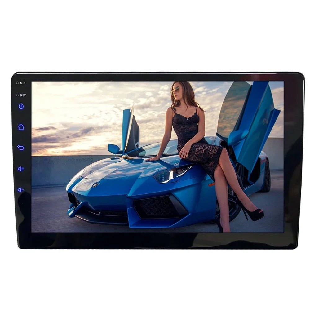 Zz 9 polegadas estéreo do carro wince mp5 player com bt fm usb tela de toque duplo din rádio do carro mp5 sem gps