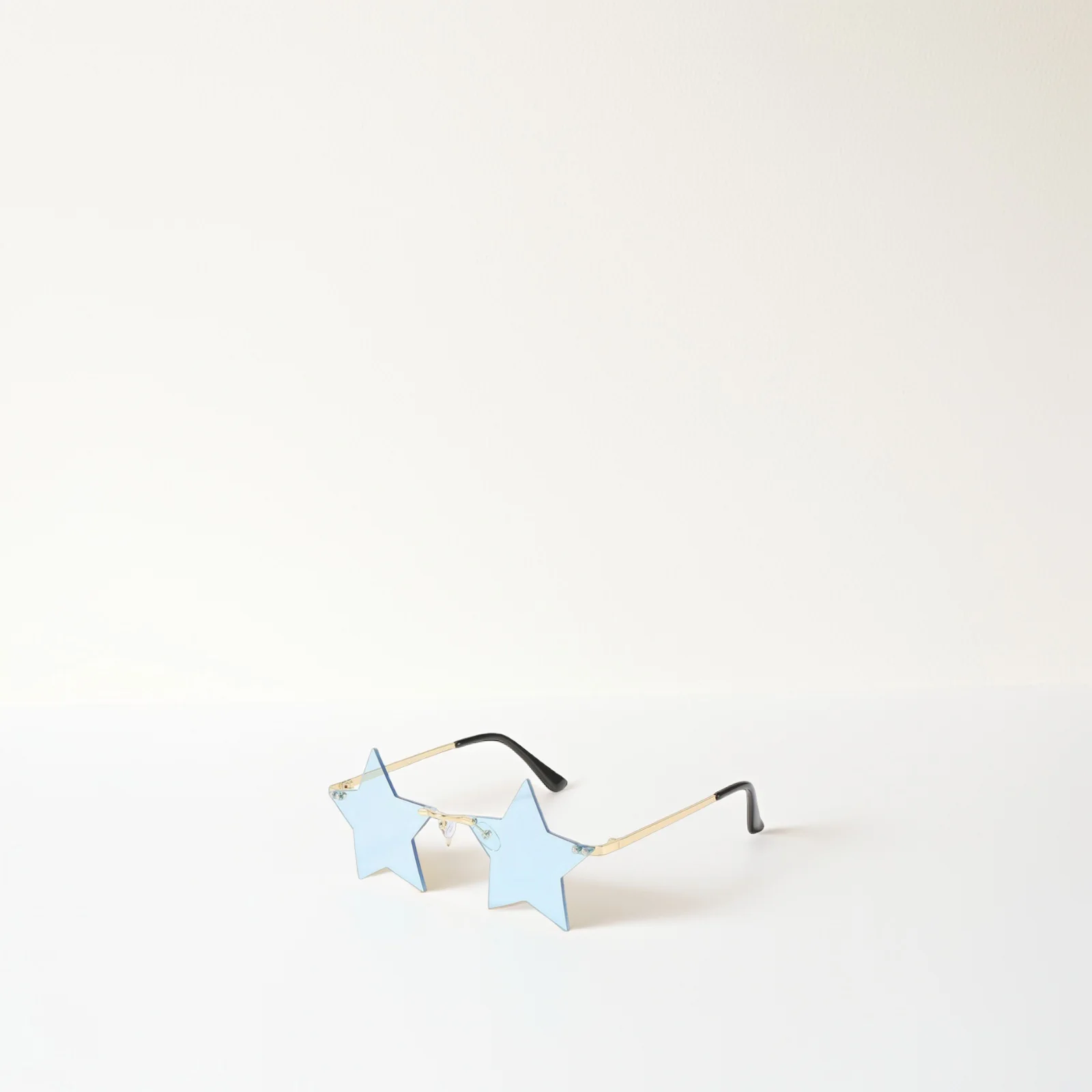 

2pcs Shaped Sunglasses for Men Women Funny PC Material Creative Decorative Star Sunglasses Process Pentagram Eyewear Gifts