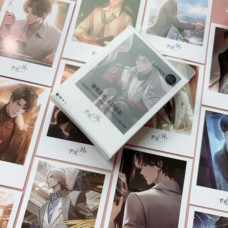 40 Pc/set Outside the World Manga Lomo Card Album Comic Characters Photo card Fans Collection Cards