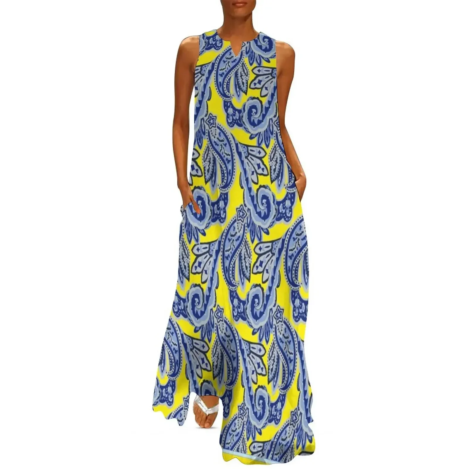 

Barden Bellas Paisley Scarf Long Dress dresses for prom loose summer dress african dresses for woman Dress