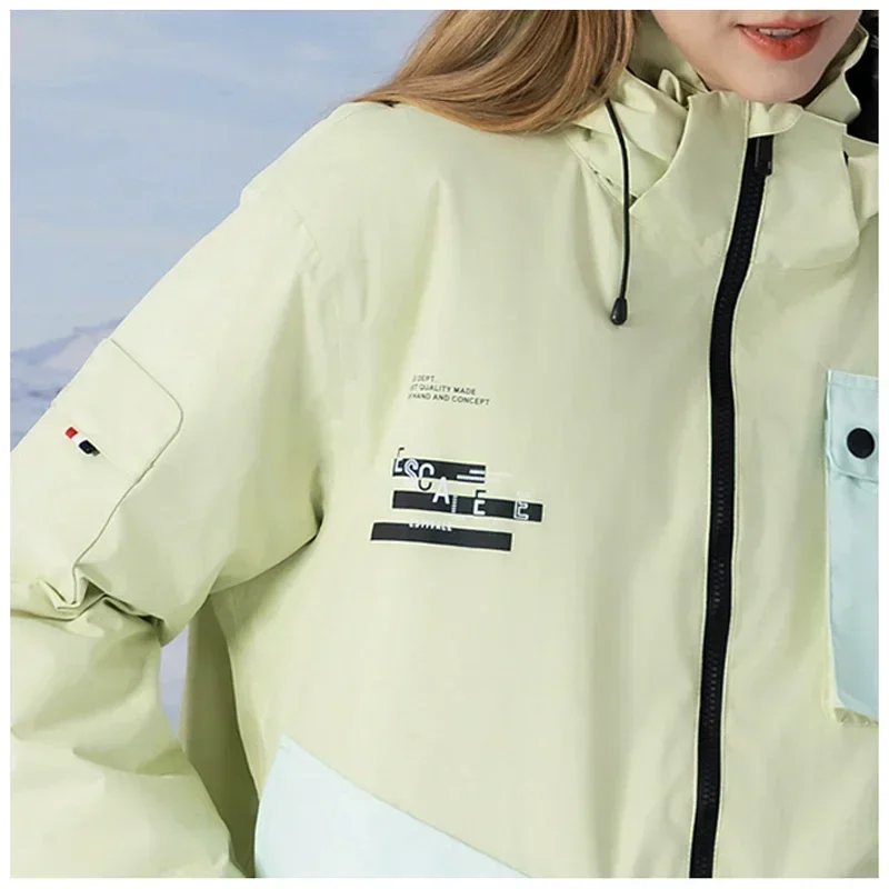 Disfraces de nieve con aislamiento para hombre y mujer, conjuntos de esquí para deportes de montaña, trajes de Snowboard, chaqueta, pantalones, ropa