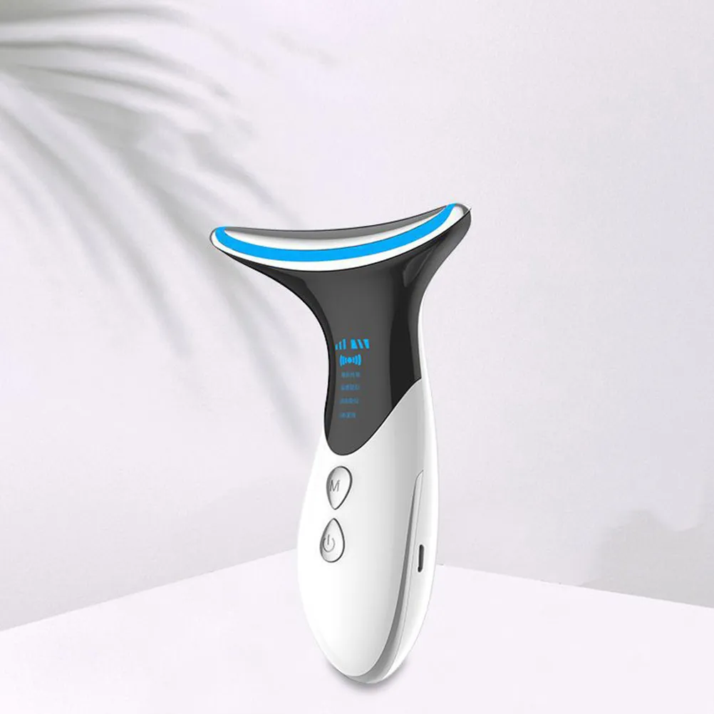 

Rechargeable Neck Beauty Instrument for Anti-Aging Tightening Loose Skin Wrinkle Removal Neckline Massager Device for Face