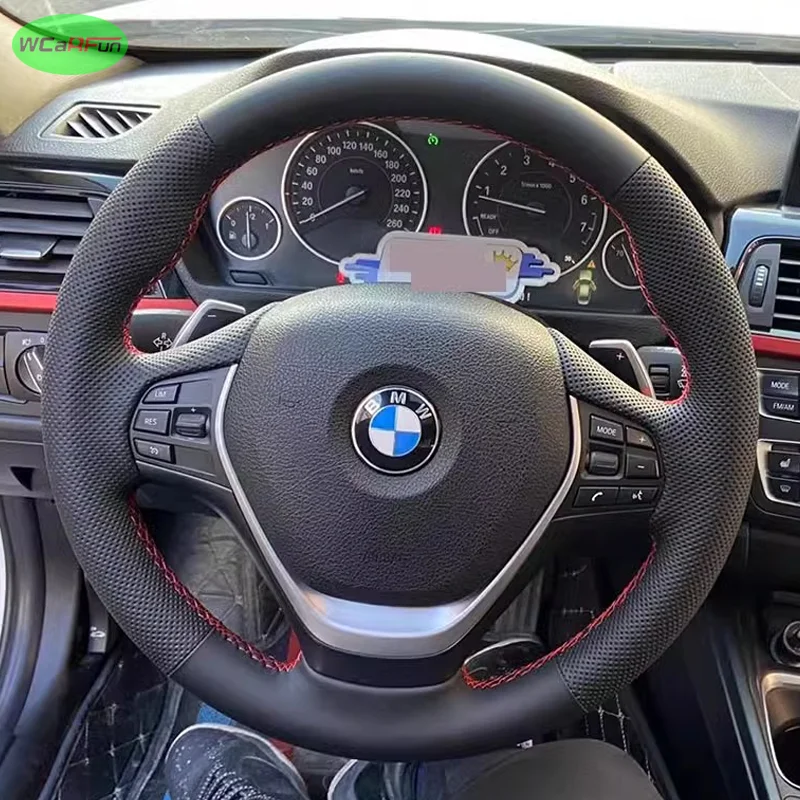 Leather Car Steerin… - image