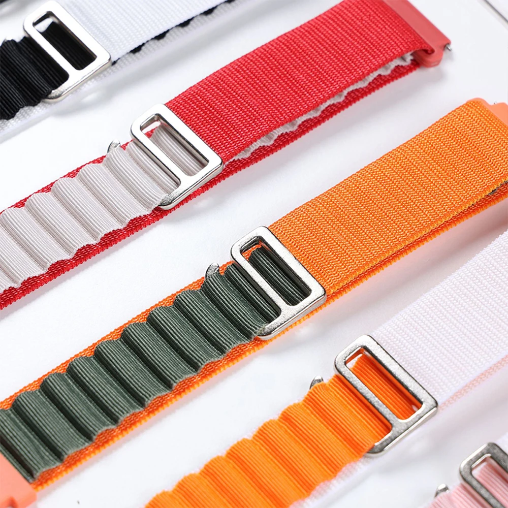 20mm 22mm Watch Band for Amazfit GTS 2/2e/3/4/mini GTR 4/3/3 Pro/2/2e/47mm Stratos 2 3 Nylon bracelet correa Amazfit bip strap