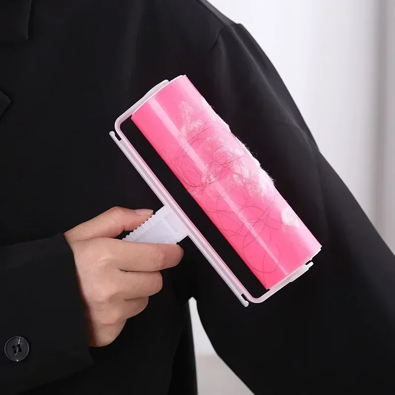 Большой высококачественный моющийся многоразовый липкий валик — очень липкий средство для удаления шерсти домашних животных для одежды, бытовой и портативной уборки