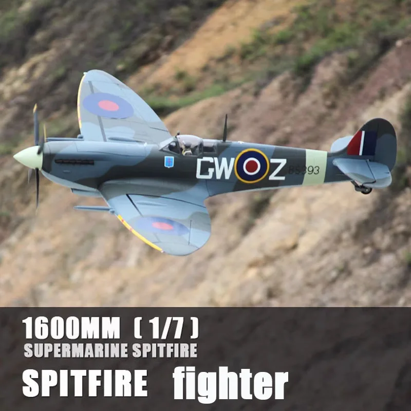 Freewing 1600mm Spitfire Simulation Model 1:7 Legendary Fighter Model Remote Control Aircraft