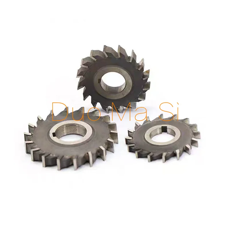 NEW 1PCS 50mm 63mm 75mm 80mm 100mm 125mm 130mm 150mm HSS Three Straight Tooth Blade Face Milling Cutter,4mm-20mm thickness