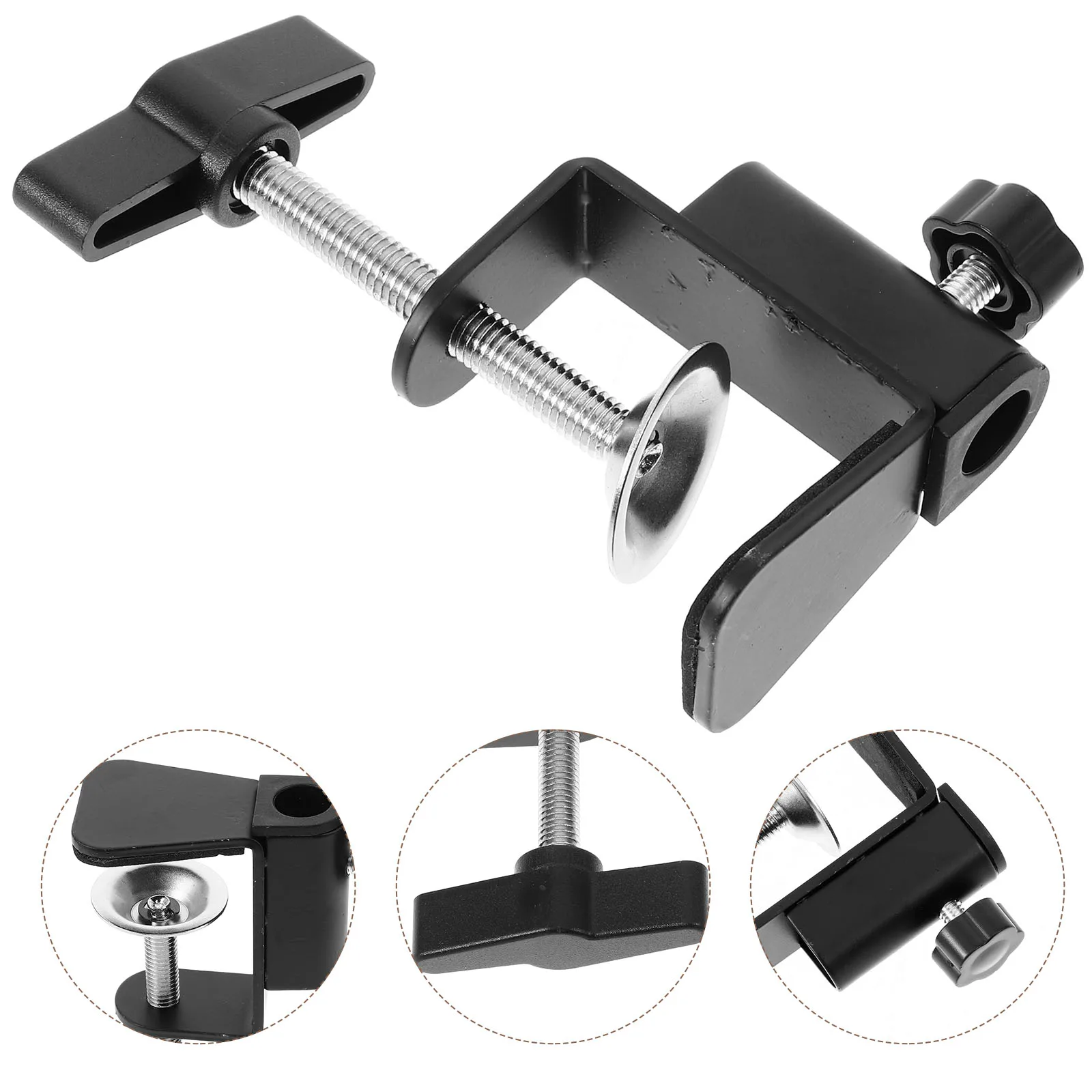 

Heavy Duty C Metal Woodworking Universal Table Mount Desktop Clamp Strong Sturdy Fixing Clip For Office Home Clamp For Desk
