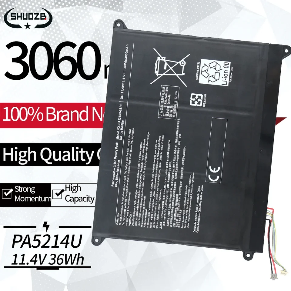 PA5214U-1BRS Battery For Toshiba Portege Z20T-B-103 Z20T-C-11K