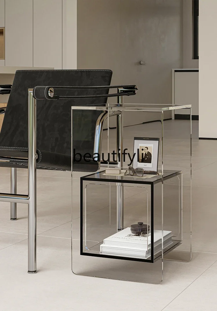 Acrylic edge few minimalist edge few sofa bedroom bedside table creative storage modern simplicity
