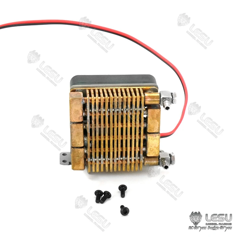 

LESU Metal Cooling System Apparatus Radiator for 1/14 RC Hydraulic Dumper Truck Excavator Loader Control Toucan Toy TH15859-SMT8