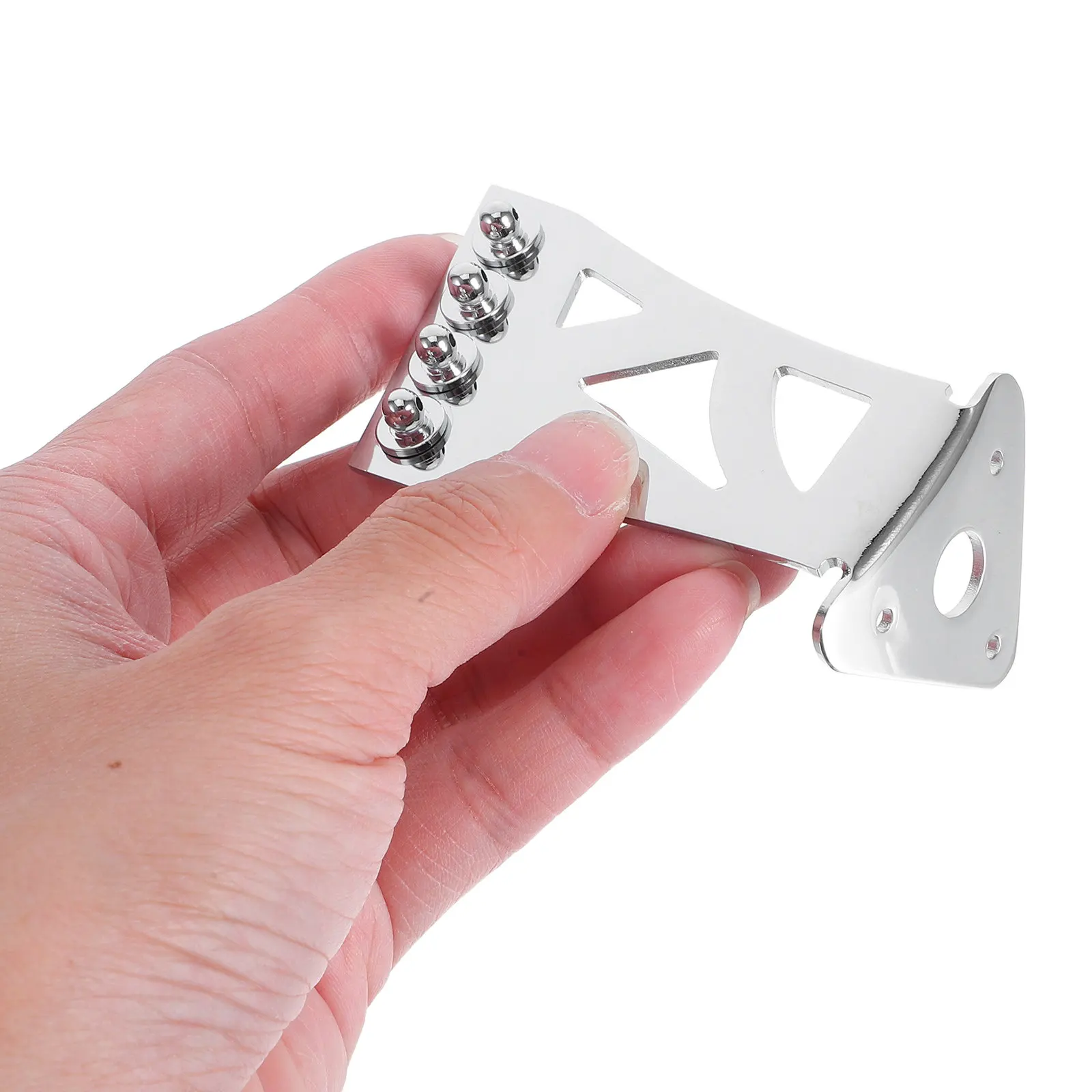 4 String Banjo Tailpiece Metal Sturdy Compact Design Improve Tone Volume Banjo String Tailpiece Parts Instrument Accessories