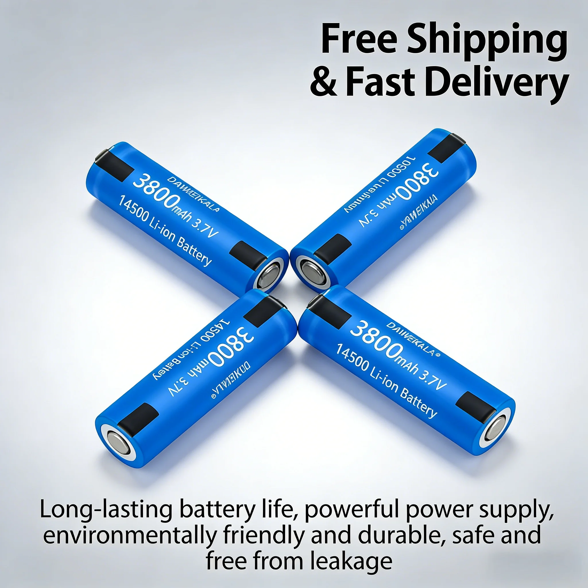 

Литий-ионный аккумулятор 14500 3.7V AA, перезаряжаемый, с выводами для пайки, 3800 мАч, для электрических зубных щеток, бритв, машинок для стрижки волос