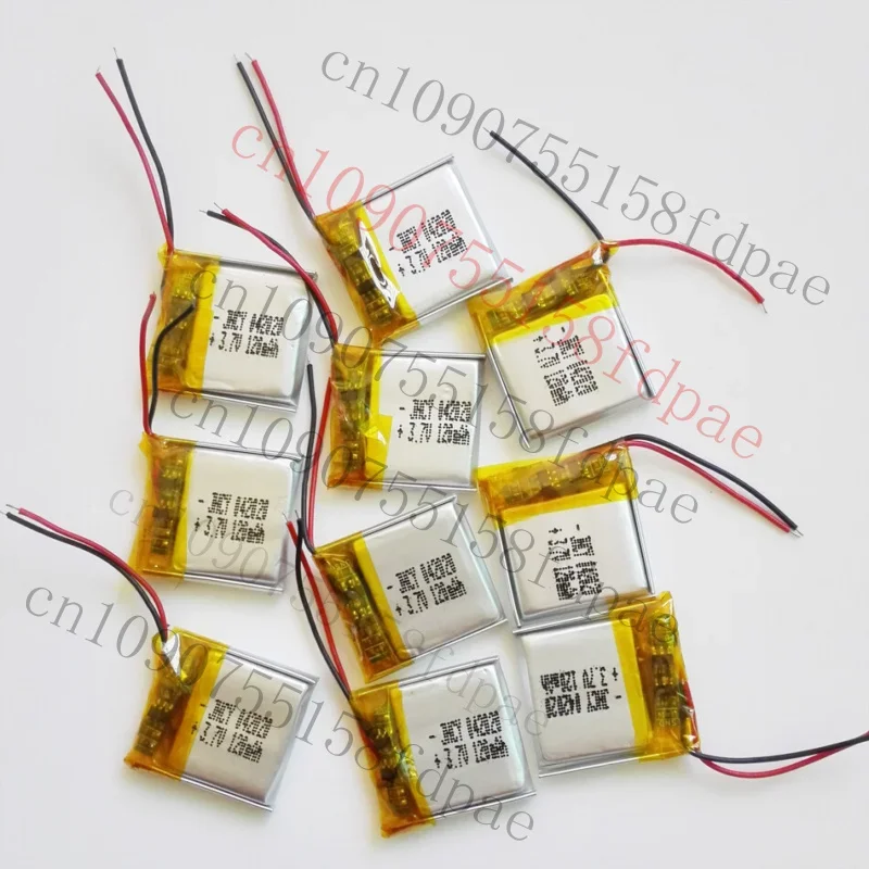 

ОК 10 шт. 120 мАч Lipo Полимерный аккумулятор 3,7 В для MID MP3 GPS-гарнитуры 402020