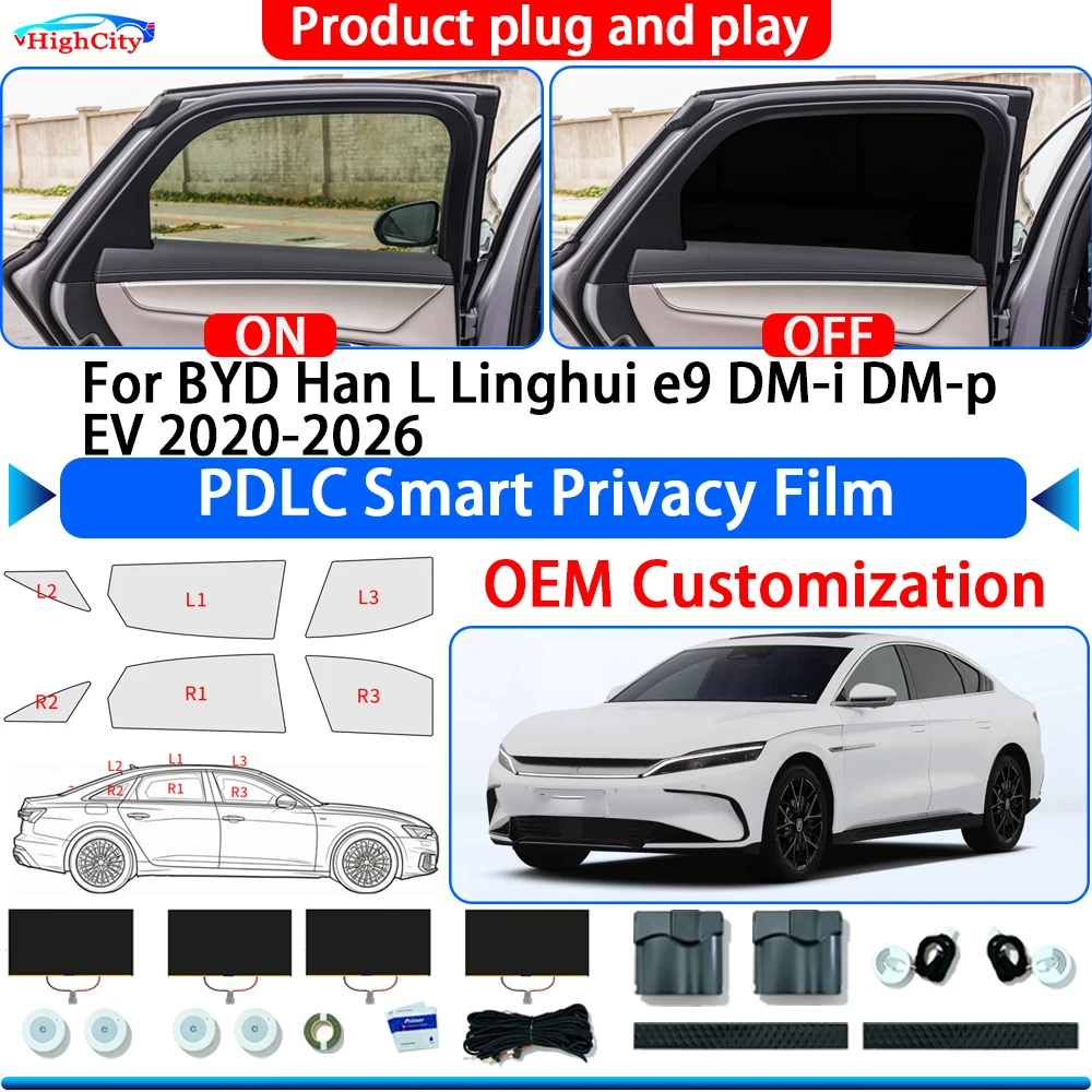 Tinted Window Film - Per BYD Han L Linghui e9
