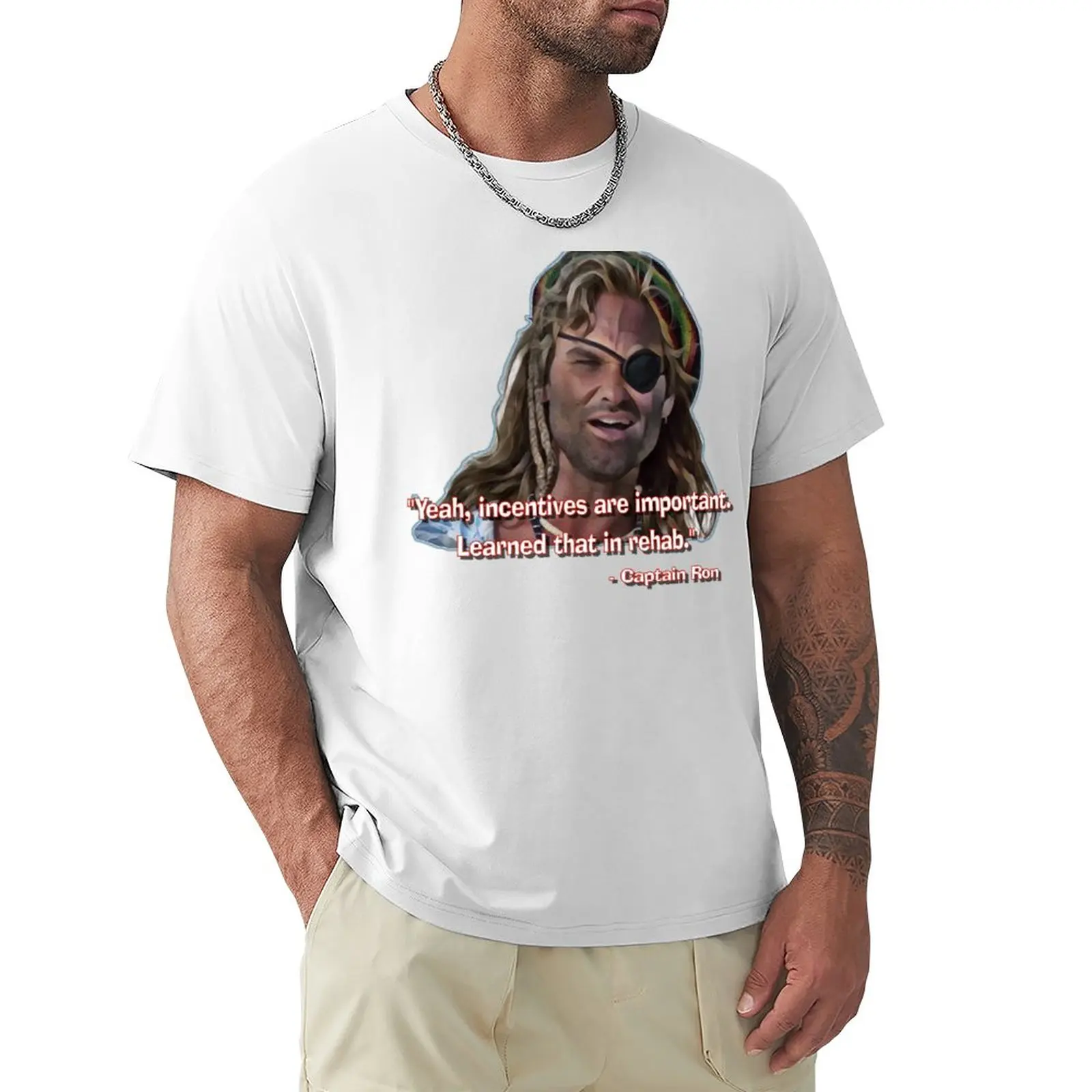 CAPTAIN RON - Incentives are important... T-Shirt t-shirts man Short t-shirt sports fan t-shirts mens long sleeve t shirts