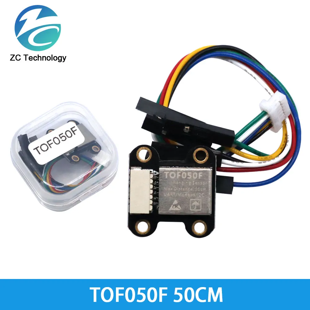 VL6180/VL53L0/VL53L1 Time-of-Flight (ToF) Laser-Entfernung, integrierter MCU-Algorithmus TOF050F TOF200F TOF400F 50CM/2M/4M MODBUS/IIC I2C