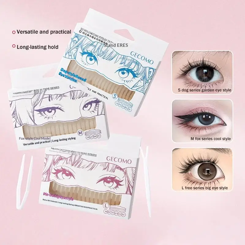 Natural Double Eyelid Tape Stickers  Invisible Strong Adhesive Eye Lifting Strips for Makeup Daily Use For Women Girls