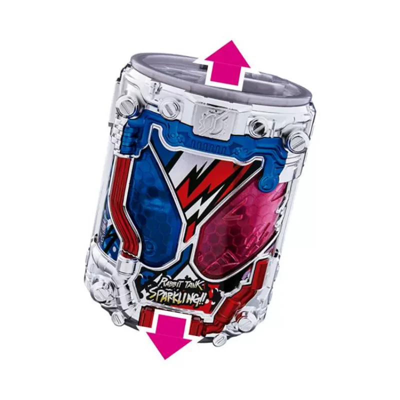 Bandai Original Kamen Rider Build DX RabbitTank Sparkling Can Full Cross-Z Build Can Set Bottle  Accessory Toy for Driver Belt