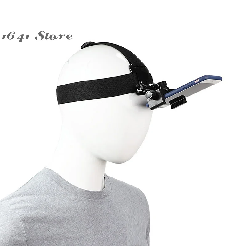 

(НОВИНКА) Регулируемый кронштейн-держатель для телефона на голову для прямых трансляций, фиксированный кронштейн для съемки от первого лица, подарок