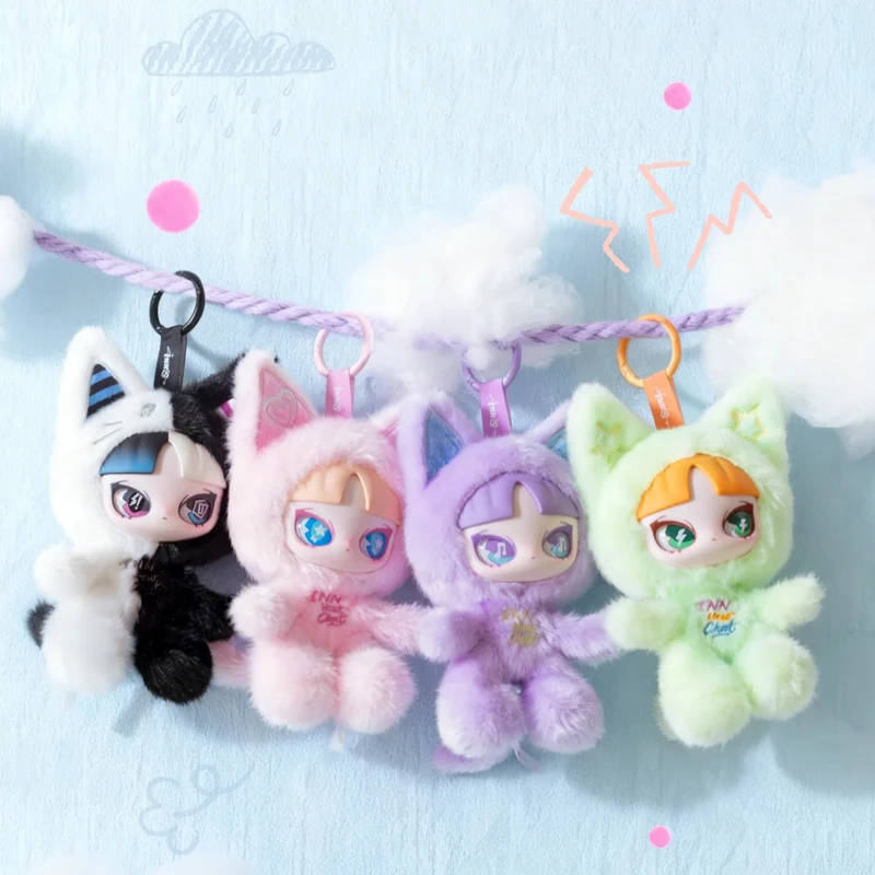 

INN'S Cat Inn your chat Series Blind Box Plush Vinyl Face Cute INN Action Figure Decoration Birthday Collectible Model Doll Gift