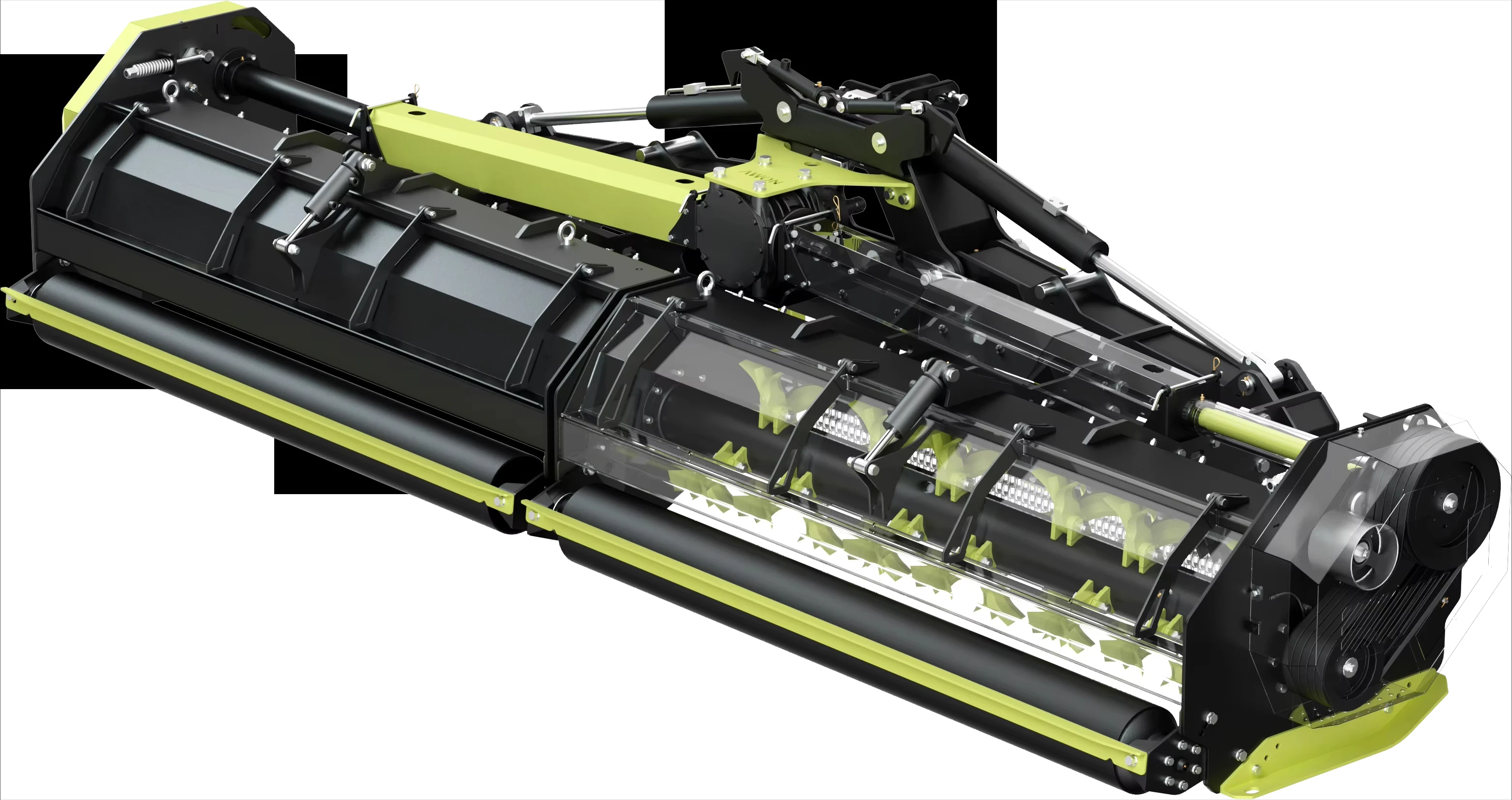 AWON 4h㎡/h SC Series Agricultural Tractor Mulcher Y-knife Blades Stalk Mulcher with Rear Mounted Three-point Linkage