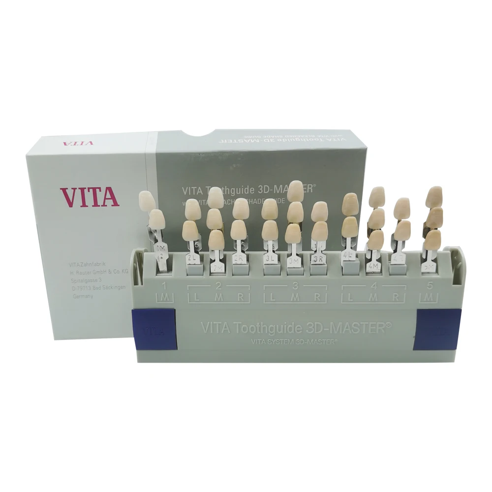 

Dental VITA 29 Colors Toothguide Shade Guide 3D Master With Bleached Dentistry Dentist Color Colorimetric Plate