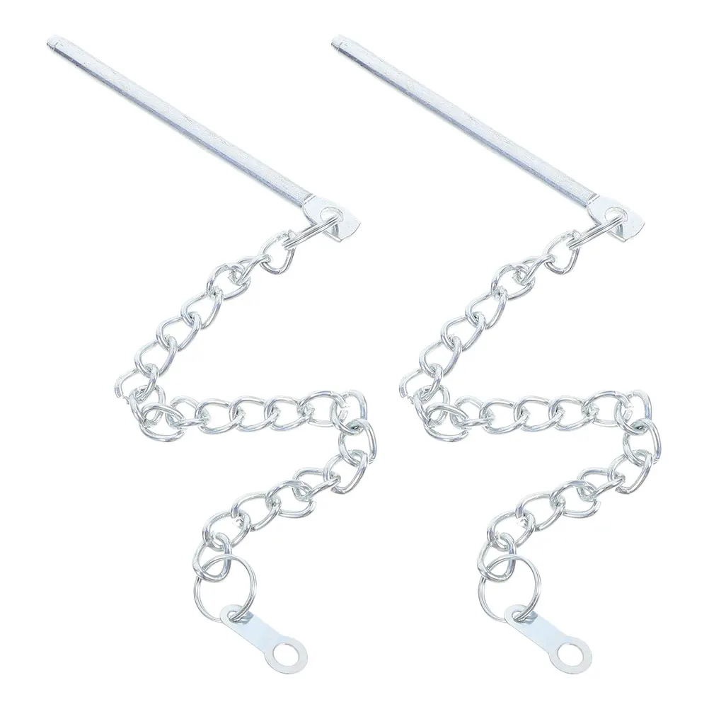 

2pcs Outdoor Parasol Accessories Durable Metal Chain Pin for Patio Umbrella Repair Easy Installation Portable Design Outdoor