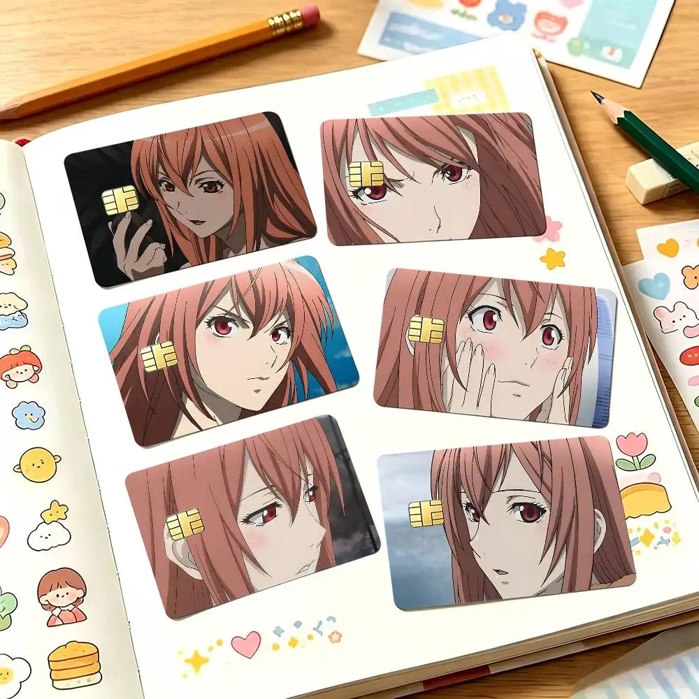 Hakaze Kusaribe Blast Of Tempest Credit Card Sticker Waterproof PVC Skin Cover For Debit Bank Card, Removable Card Decal Wrap