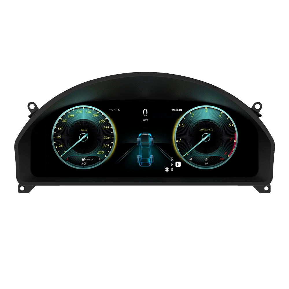 

12.3" LCD Car Digital Dashboard Cluster for GLK NTG4.0/4.5 2008-2015 Virtual Instrument Panel Speedometer Upgrade