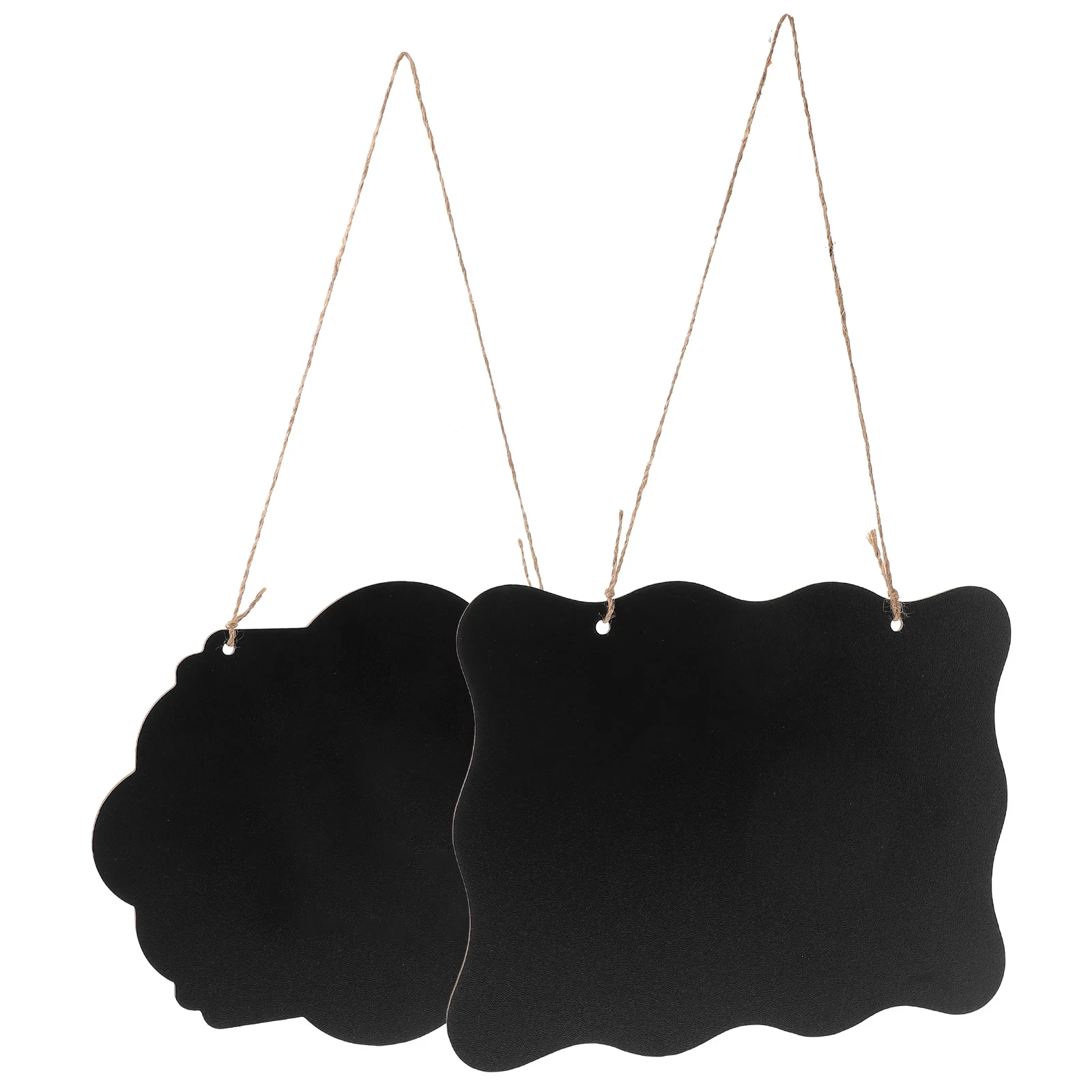 2 قطعة علامات السبورة المعلقة خشبية صغيرة السبورة رسالة لوحات الجدار الشنق لوحات مذكرة لديكور متجر المنزل #2