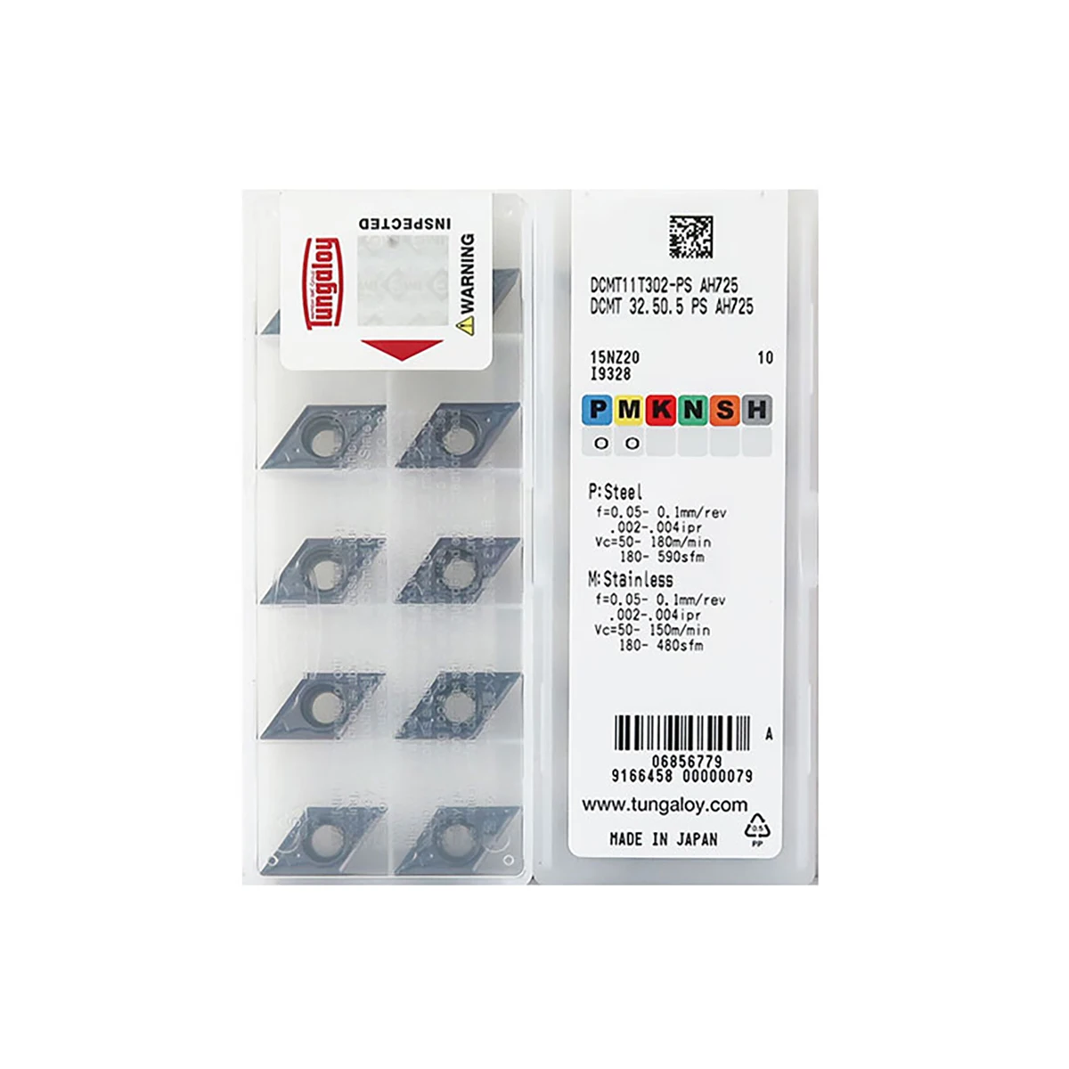 Tungaloy 100% Original DCMT DCMT11T304 DCMT11T302 DCMT11T308 DCMT070204 DCMT070202 Medium-Roughing Carbide Turning Inserts