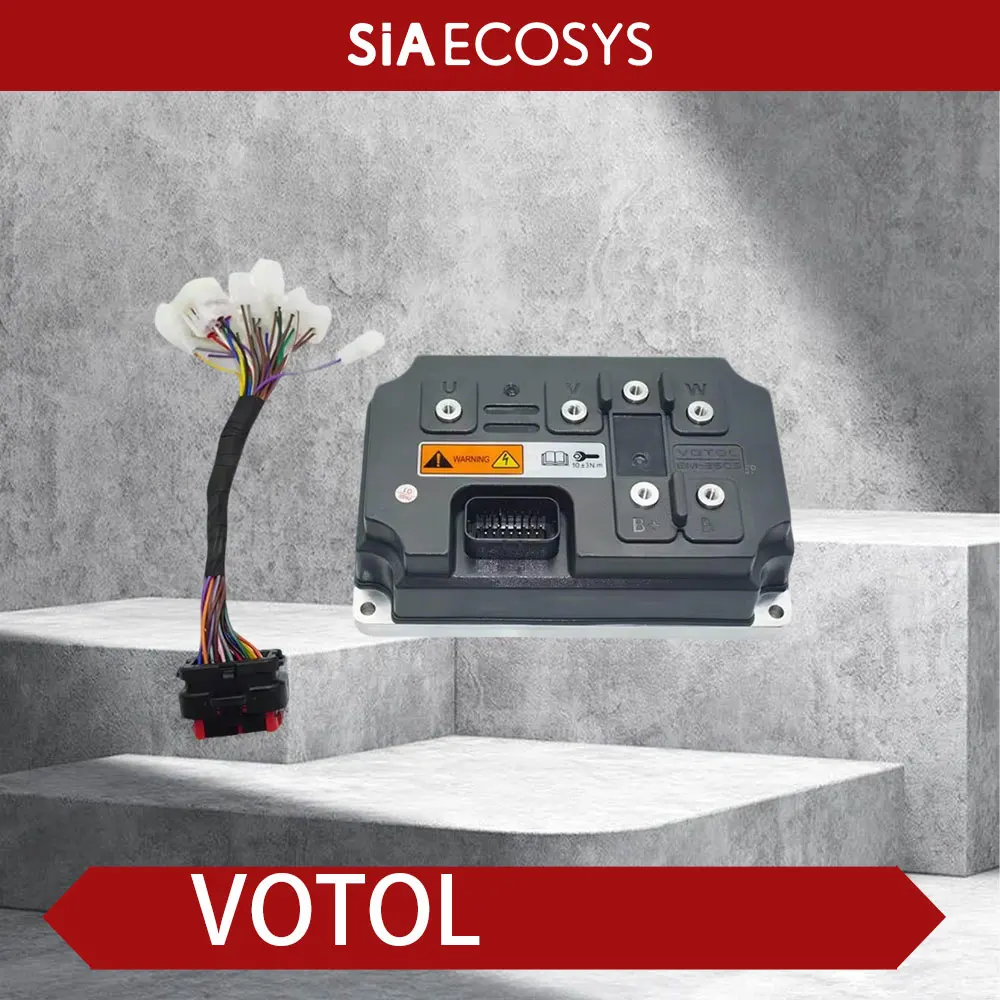 VOTOL Controller Programmable EM260 SGTP 72V Rated 250A Peak 600A Controller for QS Motor