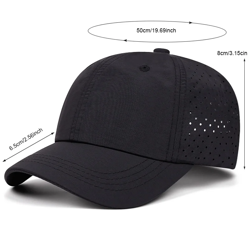 Quick-drying Baseball Cap for Kids Summer Mesh Breathable Caps Boys Girls Outdoor Sun Protection Accessories Adjustable 2-6Y