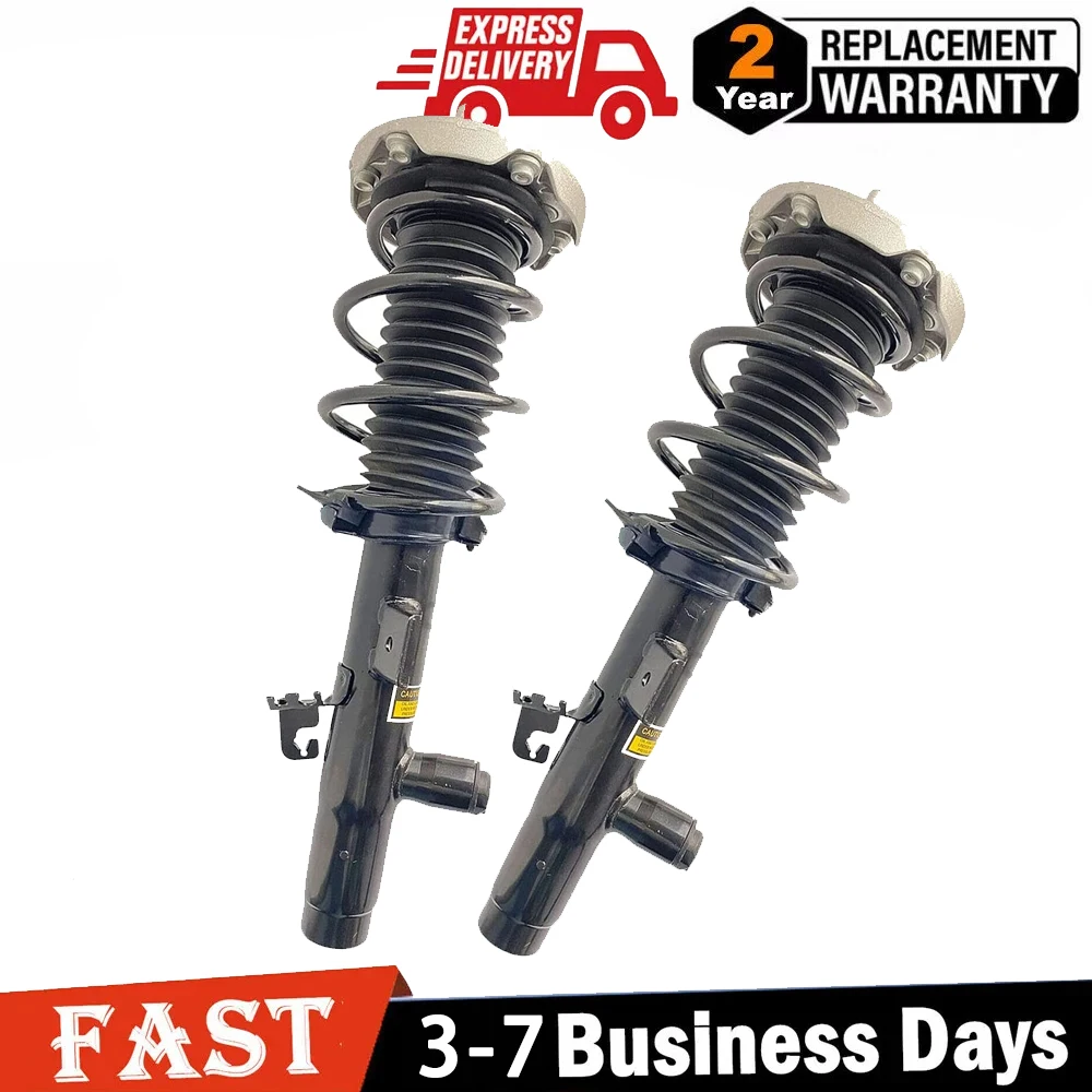 2pcs Front Shock Struts Assys w/EDC For BMW F30 F31 F32 F36 340i 435i xDrive AWD