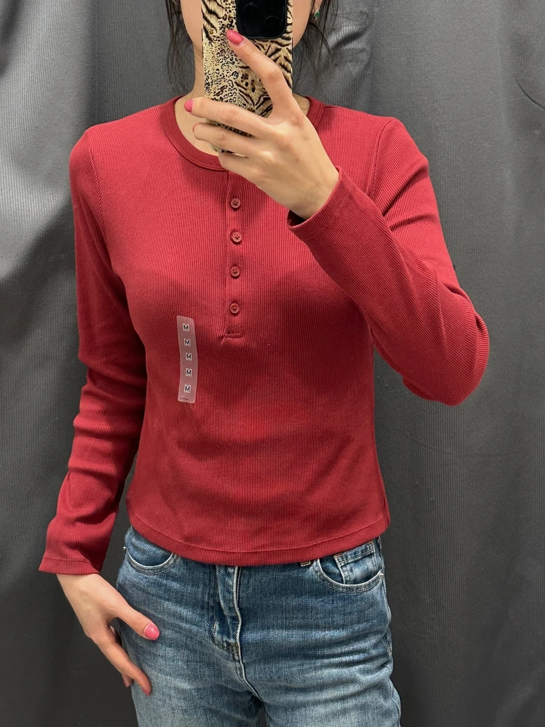 2026 New Style Slim Fit Henry Collar Long Sleeve T-Shirt Women's Base Layer Short Top Casual Wear Daily Occasion Other Material