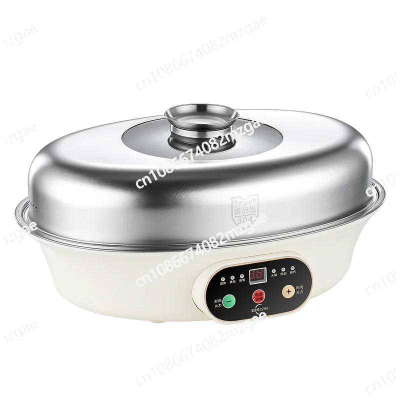 Cooking Integrated Stainless Steel Computer Steamer Household Multi-functional Electric Cooking Pot Steaming Integrated Hot Pot