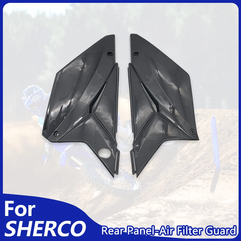 OTOM 2017-2023 Motorcycle Rear Panel Left Right Side Frame Cover Fairing Guard  Protector For SHERCO SE SEF 125 250 300 450 500