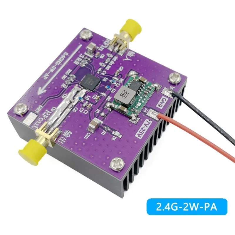 

2.4-2.5GHz 2W RF Power Amplifier | SZM2166 Board Module for WiFi Bluetooth IoT Signal Boost