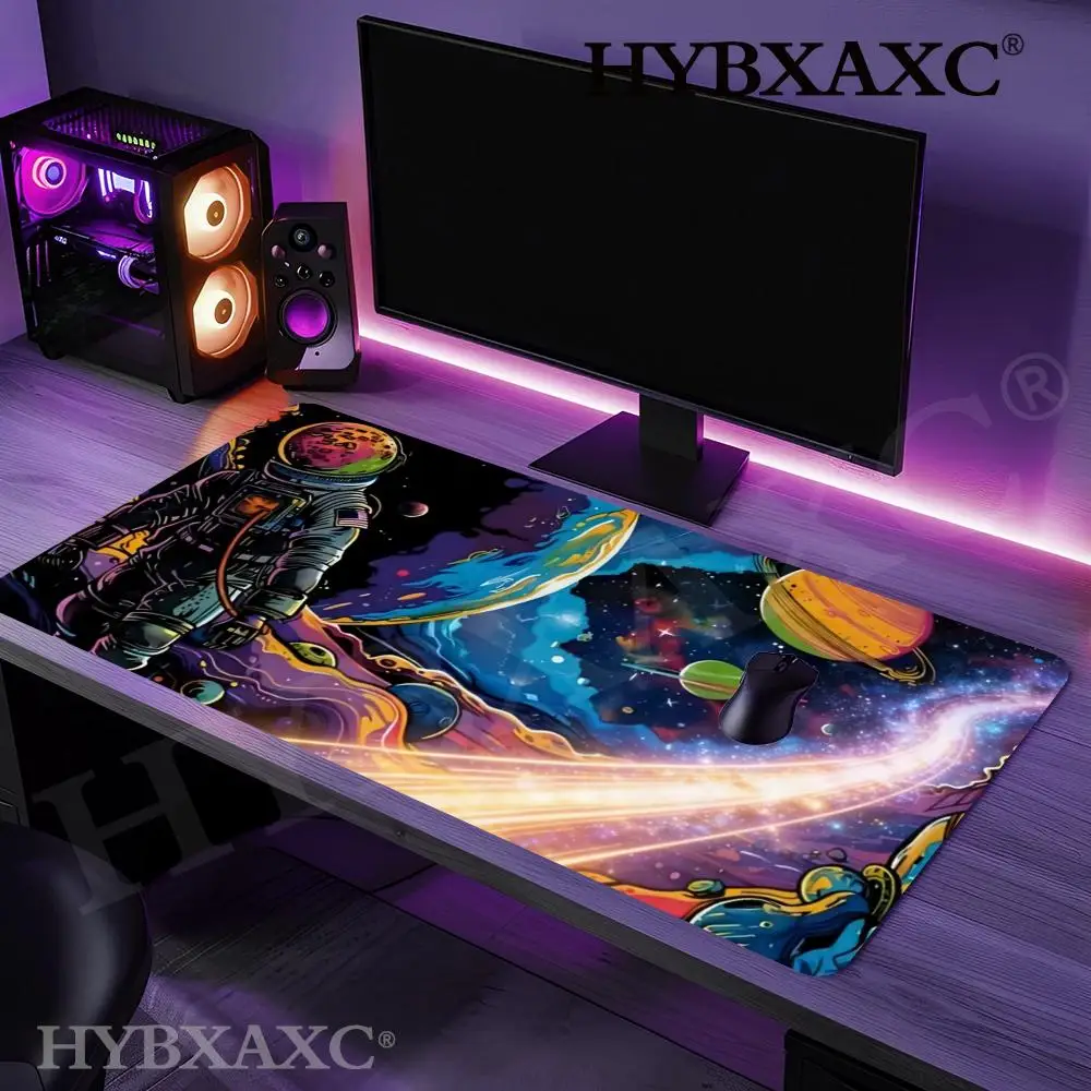 

HYBXAXC Large Anime Astronaut Mouse Pad Non-Slip Rubber Base Mouse Mat for Office Home Gaming PC Laptop