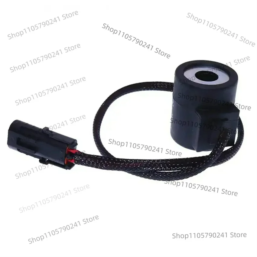12V Solenoid Valve Coil AT163482 6359732 Replacement For John Deere 300D 310D 315D Excavator Parts