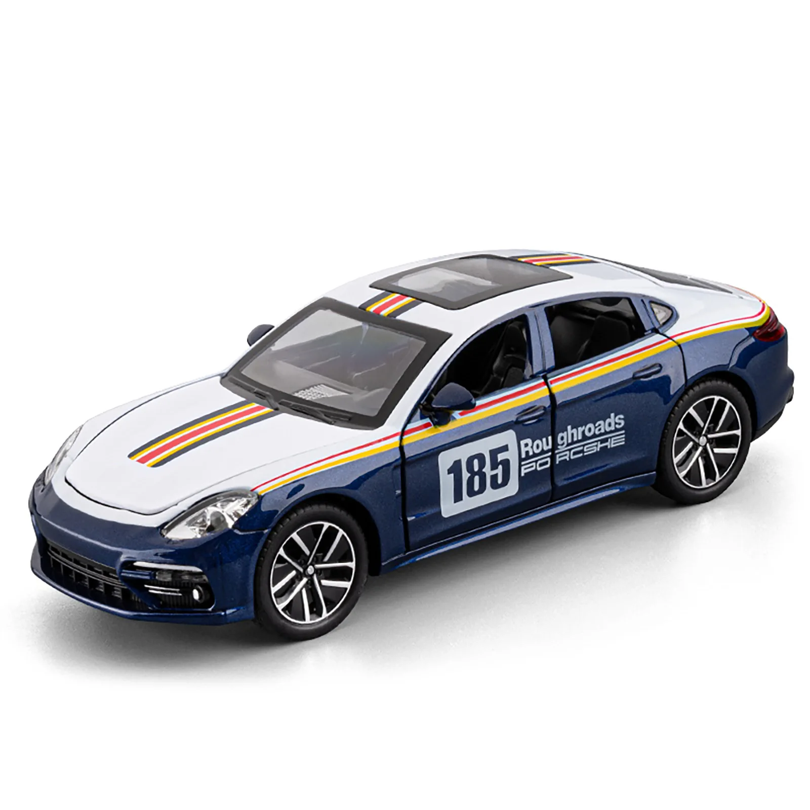 Scale 1:32 Panamera Cayenne S Car Model Toy Alloy Body Rubber Tires Pull Back Sound Light Vehicle Models Holiday Supercar Gifts