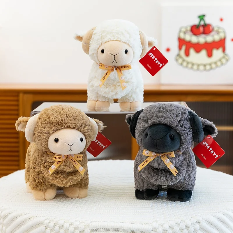

Cuddly Baby Sheep Plush Toys High Quality Stuffed Cartoon Little Goat Doll Warm Cozy Children Appease Doll Kawaii Room Decor