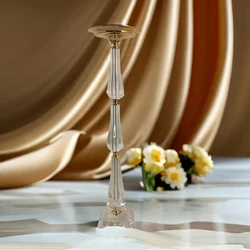 4 pcs/12pcs)40cm to 120cm)Wedding Table Centerpieces Stage Backdrops Stand Aisle Decor Gold Bouquet Display Stand Flower Vase