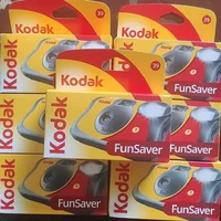Cámara Kodak HD Power/Daylight/Flash/FunSaver de un solo uso con Flash desechable punto y punto 1-5 piezas cámaras de película 27 39 hojas