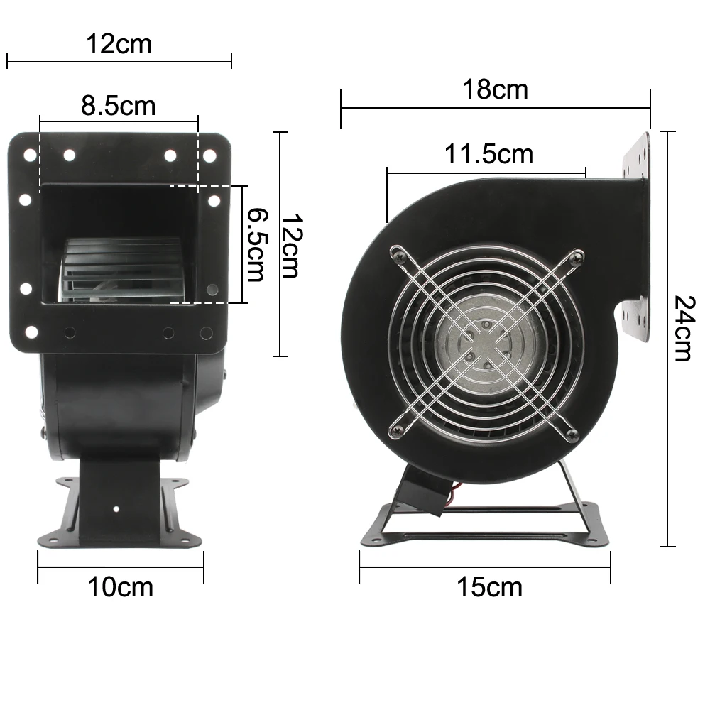 220V-240V 120W Small dust fan exhaust electric blower Inflatable model centrifugal blower air blower 130FLJ5