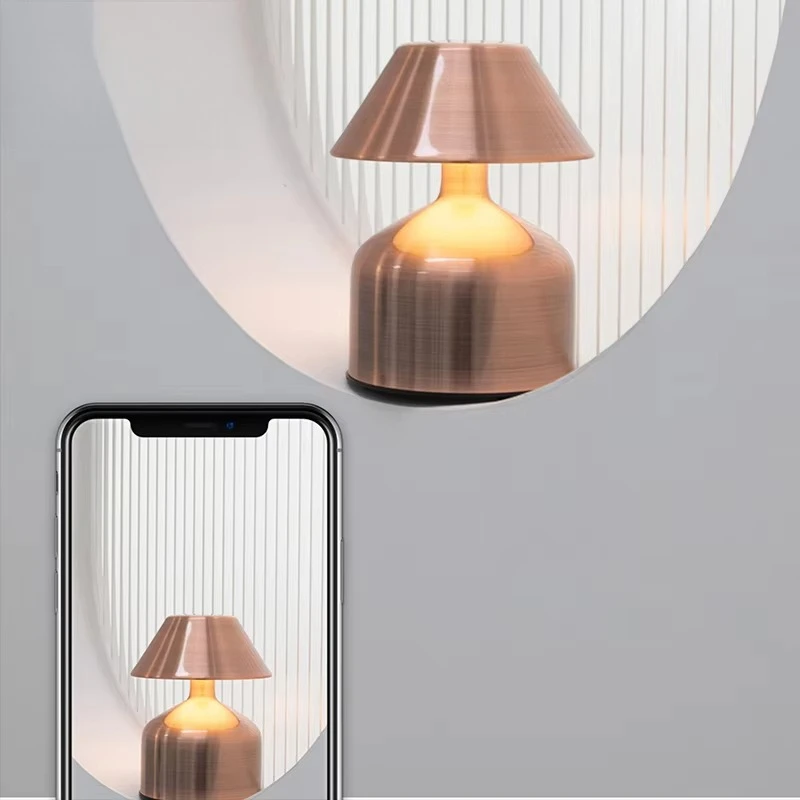 

Vintage Style Interior Night Light Home Bar Party Modern Acrylic Dimming Light Emitting Diode Rechargeable Desk Lamp