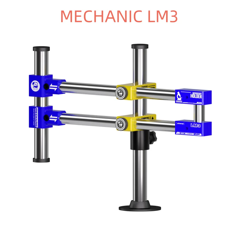 MECHANIC Microscope Articulating Arm 360° Adjustable Fixed Lifting Metal Forging Column for Stereo Trinocular Microscopio Repair